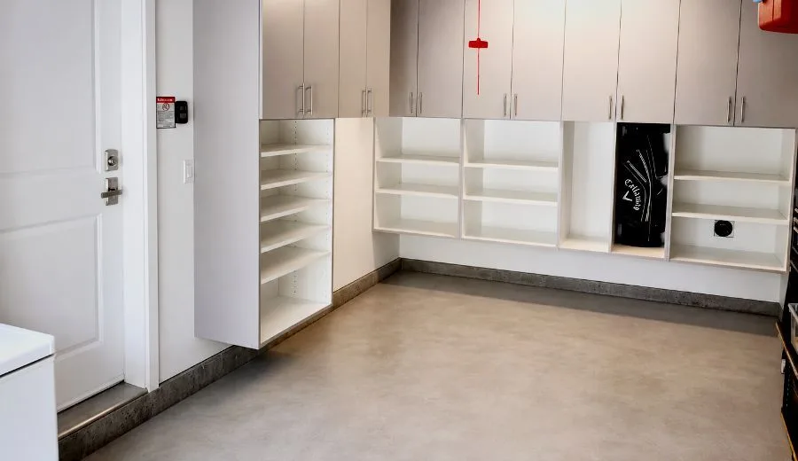 Garage cabinet system installation